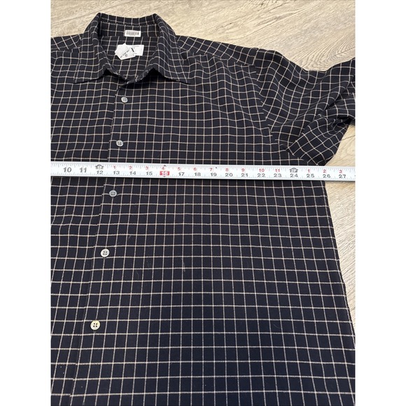 Disney movie Armani Exchange A/X Button Up Shirt Mens Black Yellow XL - Picture 6 of 7